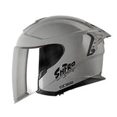 Casco Shaft Pro 240Dv Solid Gris Negro Visor Iridium Silver